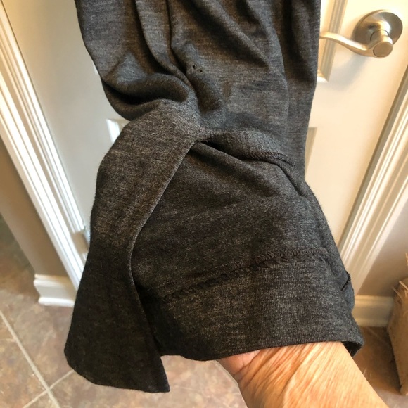 1970s Neumann-Marcus Faux Wrap Dress Gray - Picture 10 of 14